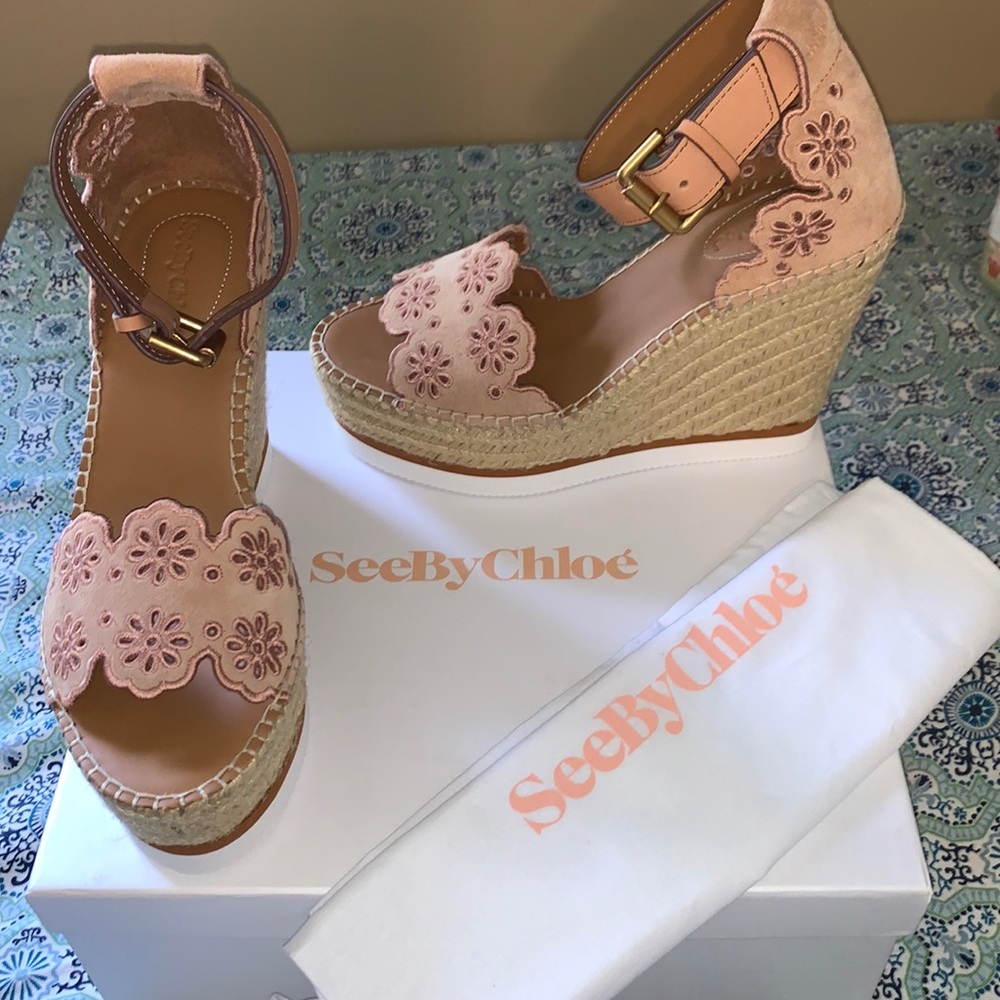 Brand new See by Chloè wedge espadrilles